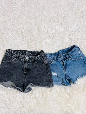 Two Denim Cutoff Shorts